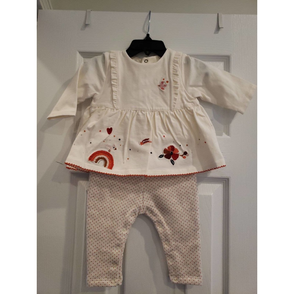 9m Catimini Jumpsuit with Ruffles